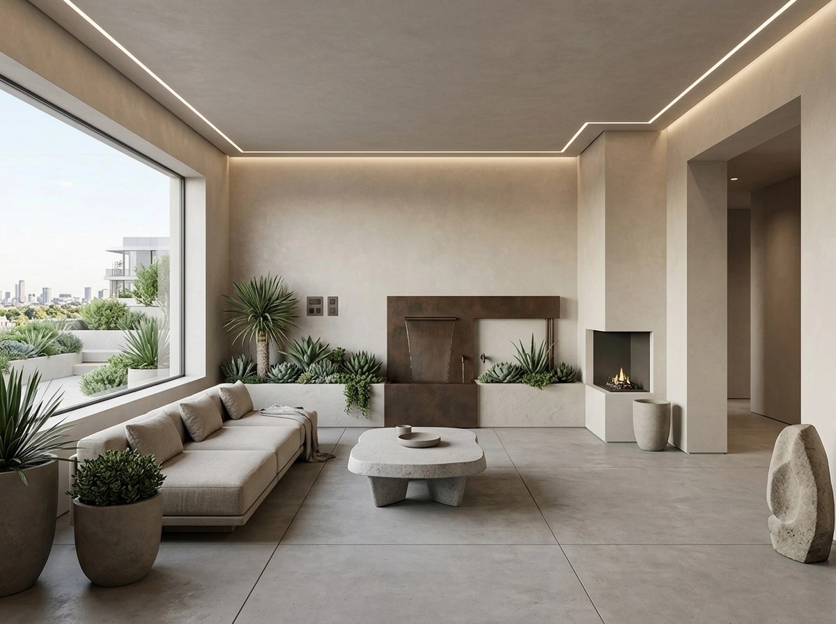 Interior design in Minimalism style — terrace by GenRoom AI