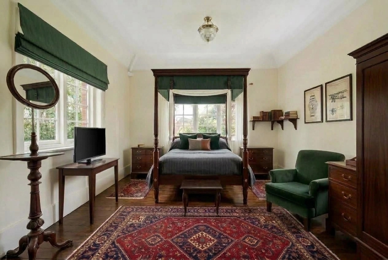 Interior design in British style — Bedroom by GenRoom AI