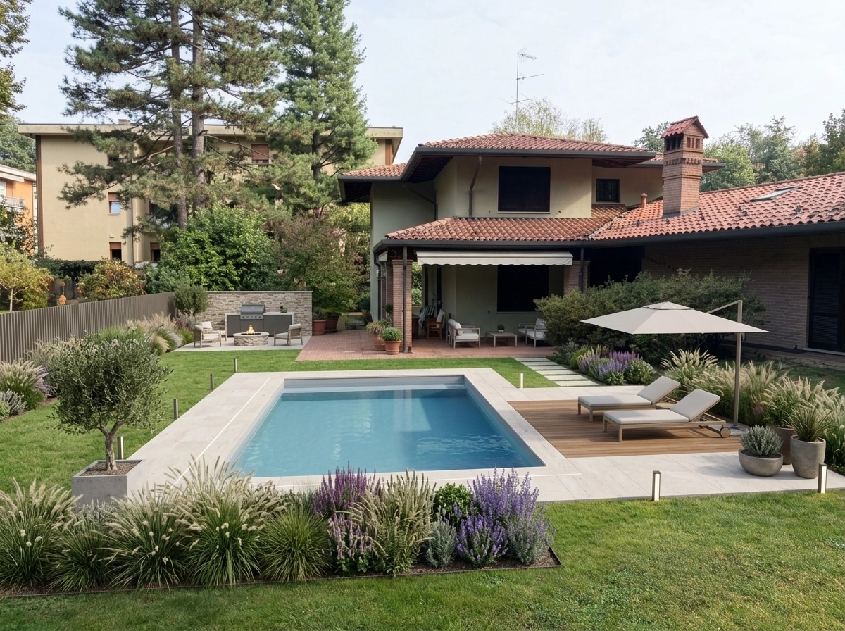 Contemporary Yard Yard design — yard photo by GenRoom AI