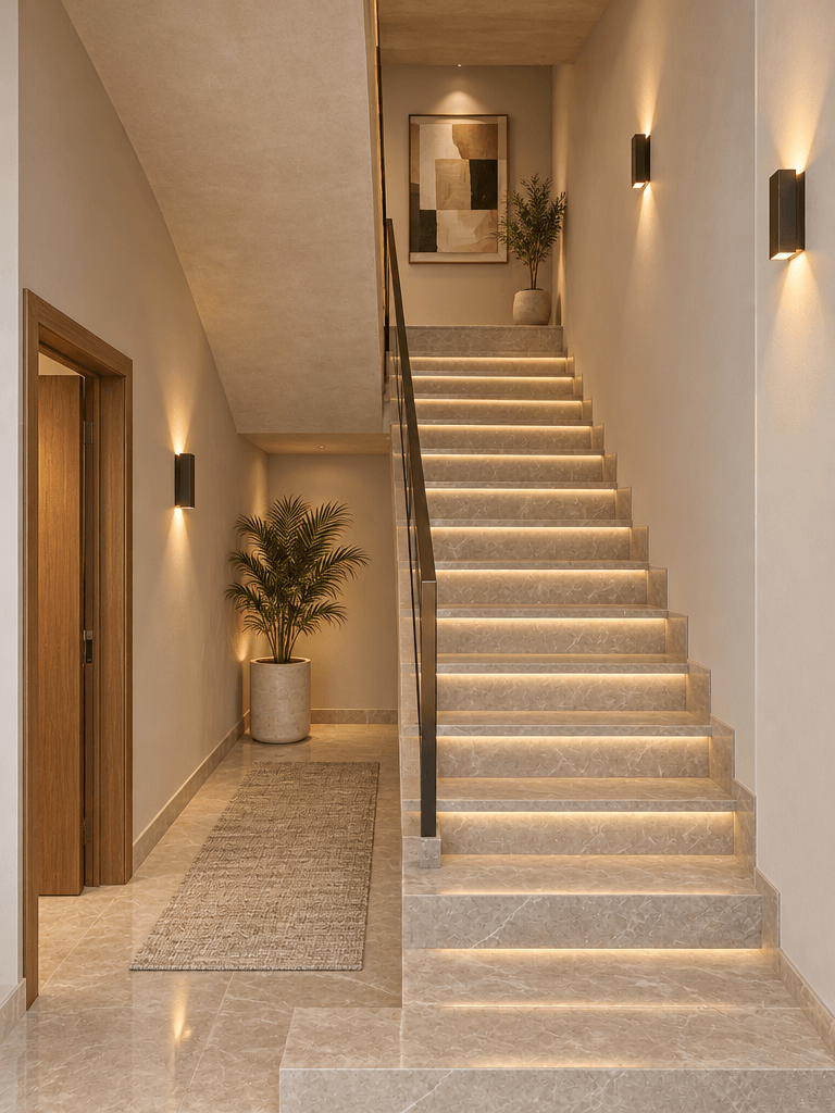 Contemporary Hallway design — interior photo by GenRoom AI