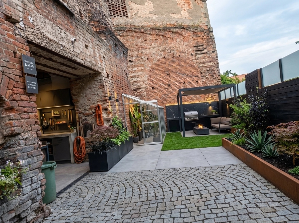 Contemporary Yard Yard design — yard photo by GenRoom AI