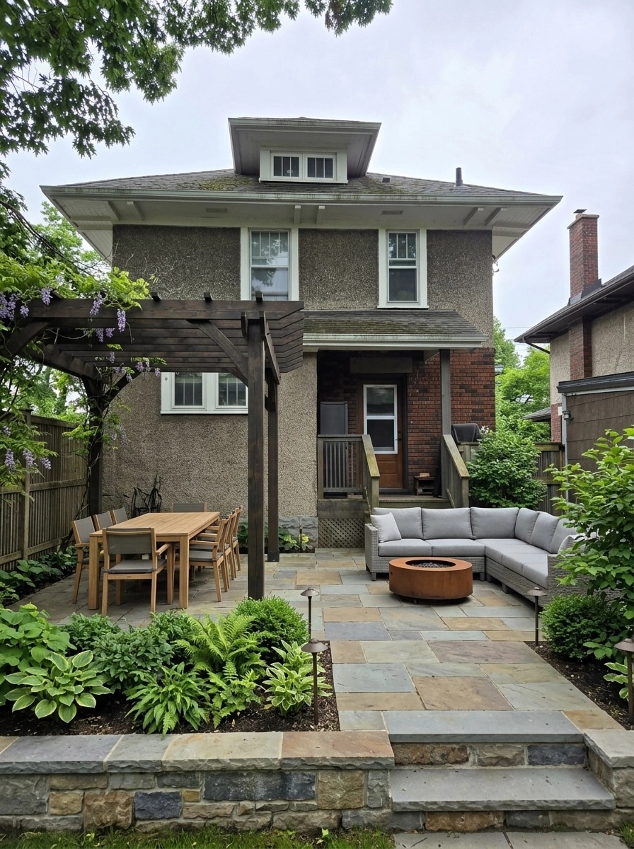 Yard design in no_style style — photo by GenRoom AI
