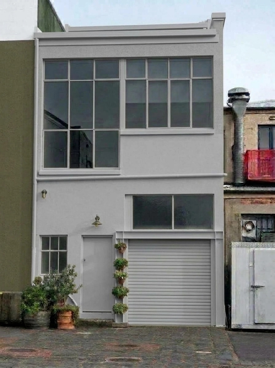 Facade design in Loft Facade style — photo by GenRoom AI