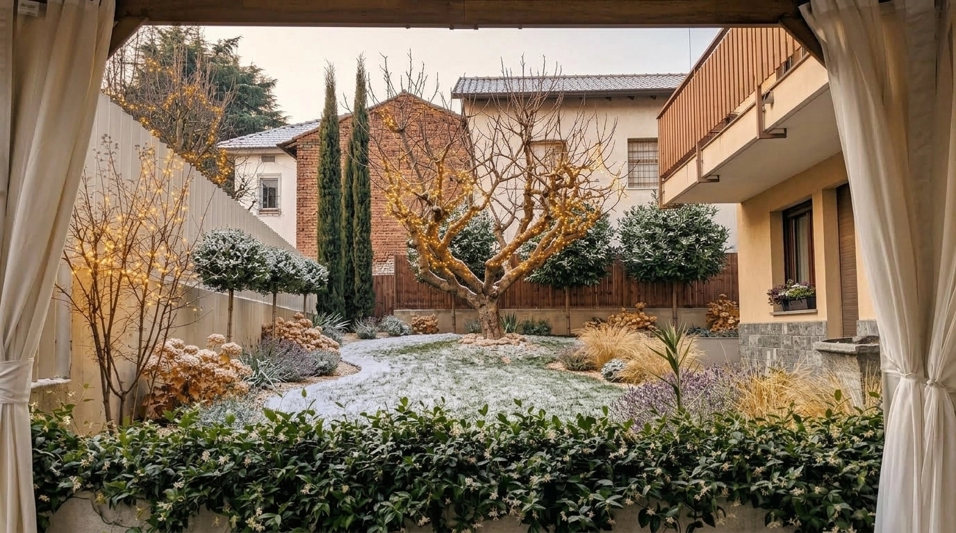 Yard design in no_style style — photo by GenRoom AI