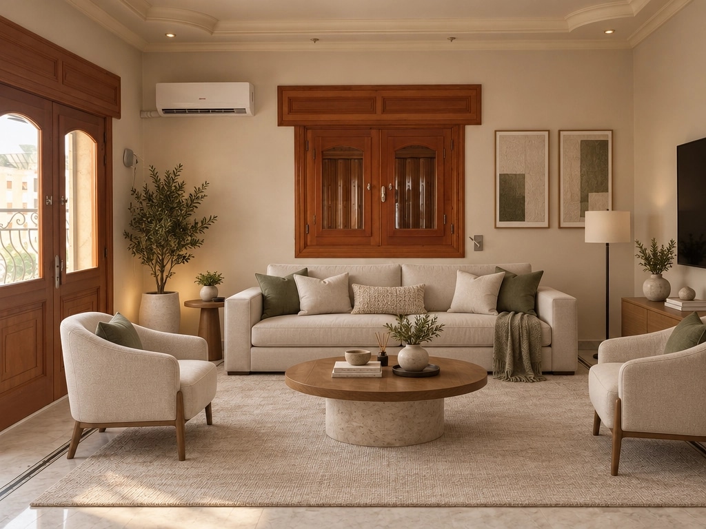 Interior design in Minimalism style — Living Room by GenRoom AI