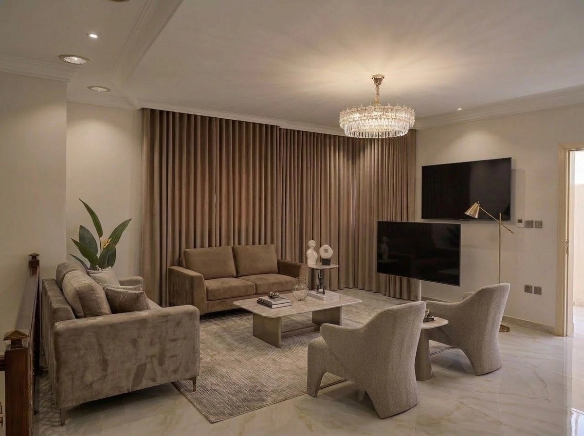 Interior design in Contemporary style — Living Room by GenRoom AI