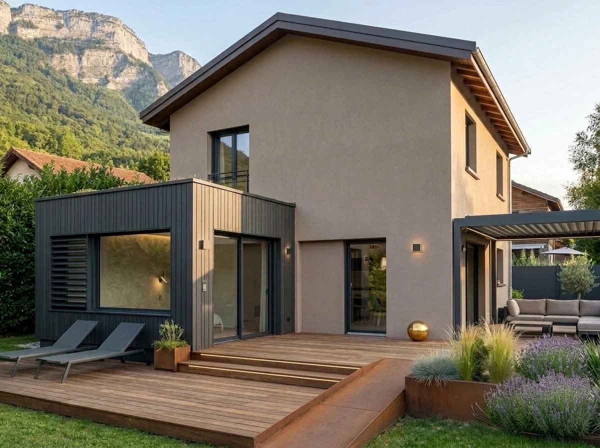 Contemporary Facade Fasad design — facade photo by GenRoom AI