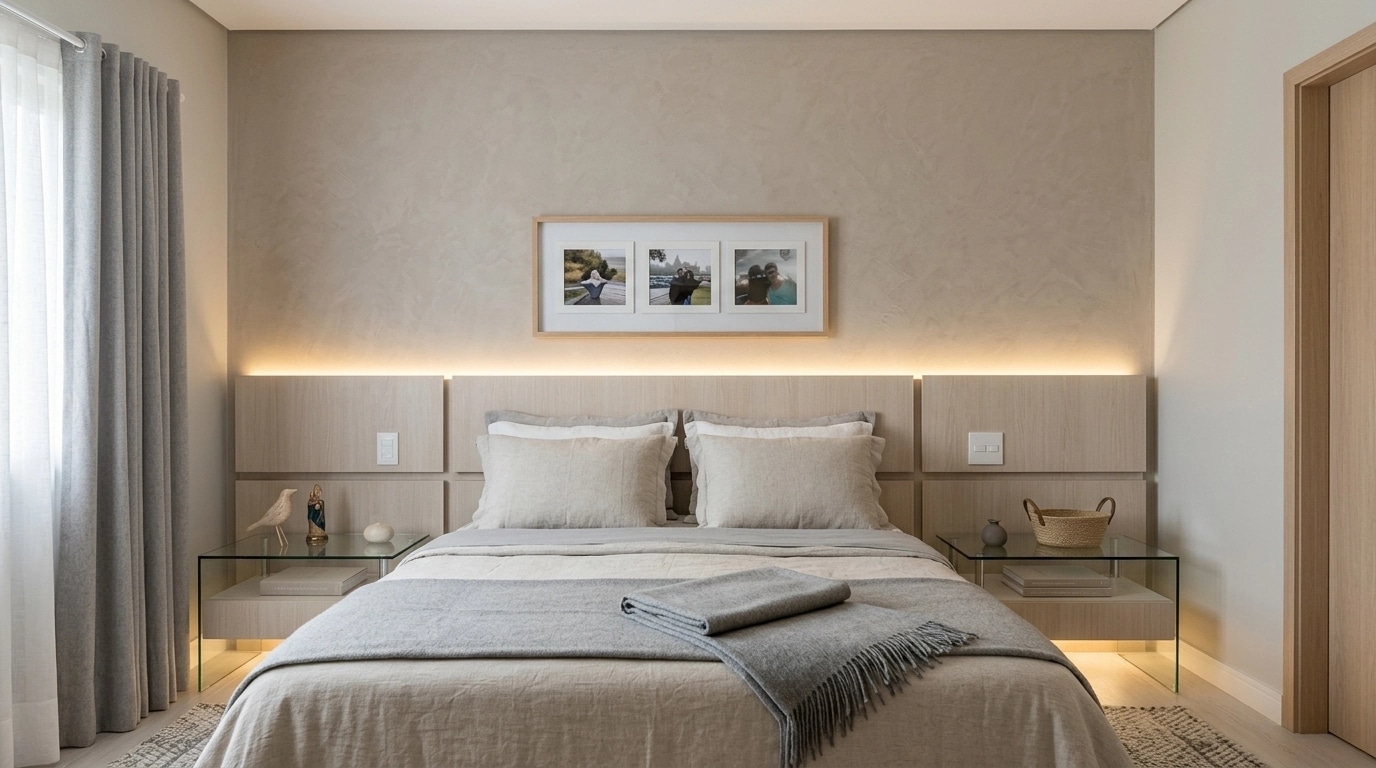 Scandinavian Bedroom design — interior photo by GenRoom AI