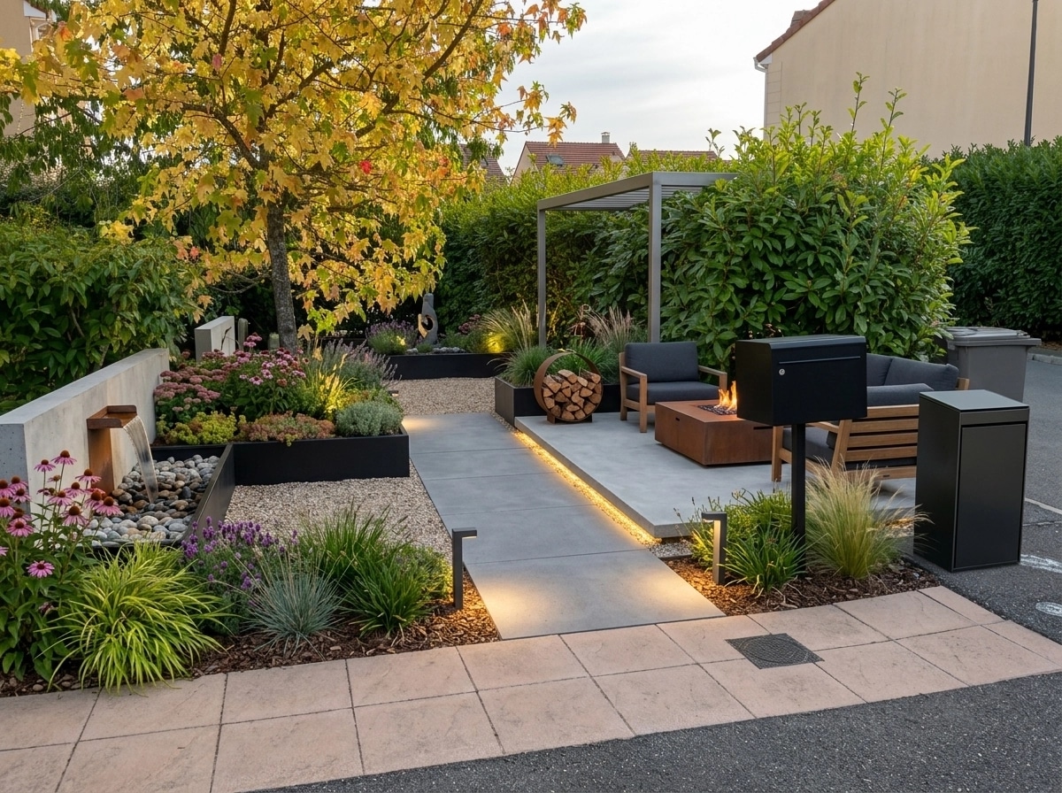Contemporary Yard Yard design — yard photo by GenRoom AI