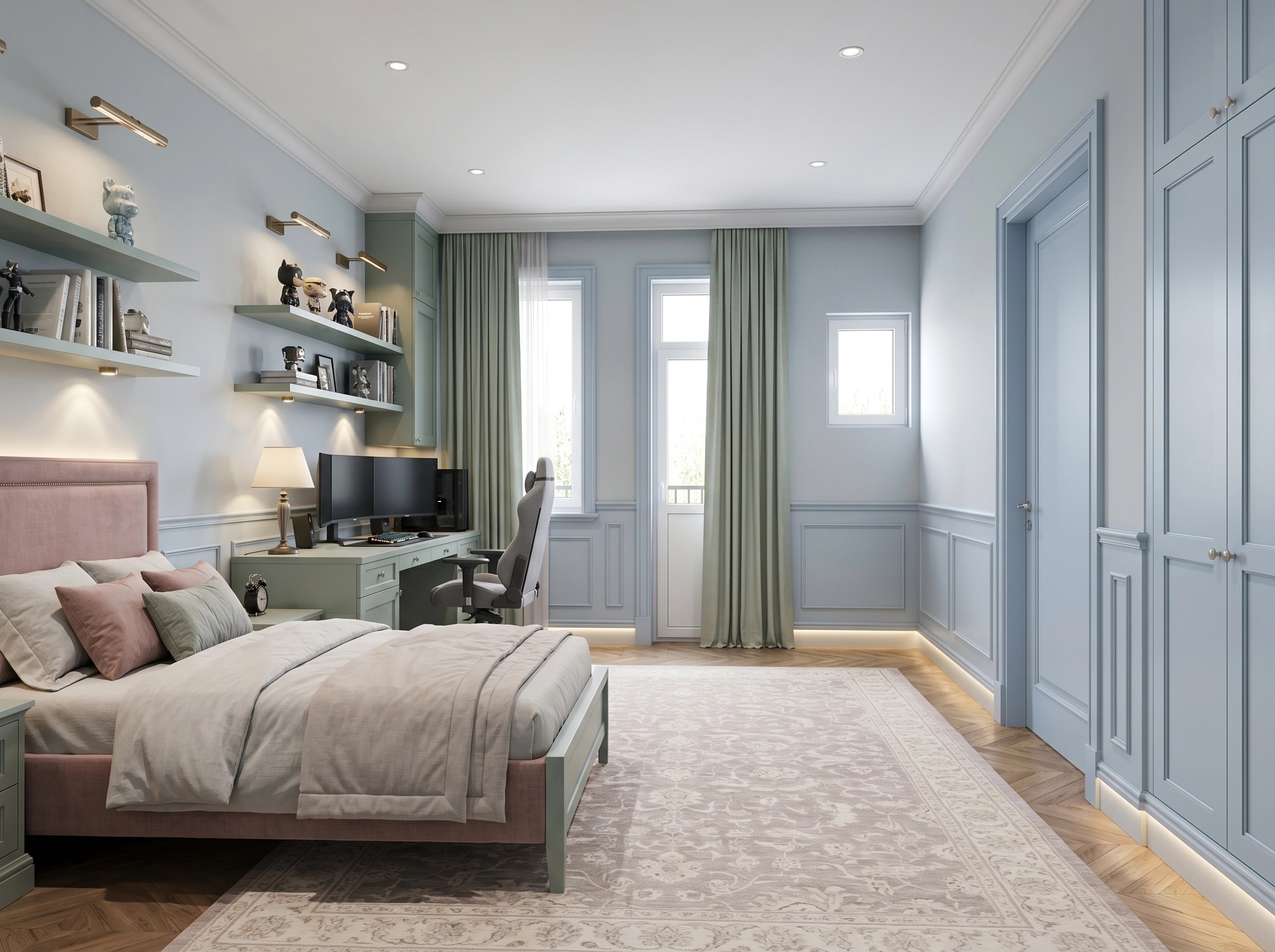 Interior design in Transitional style — Kids Room by GenRoom AI