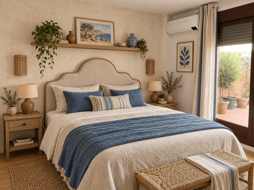 Mediterranean Bedroom design — interior photo by GenRoom AI