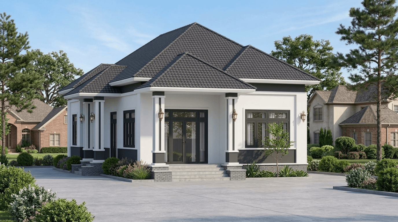 Facade design in Contemporary Facade style — Facade by GenRoom AI
