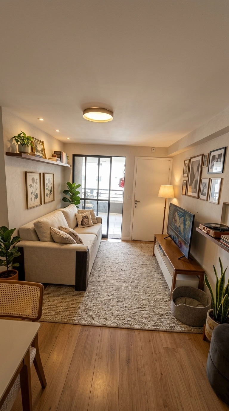 Interior design in Transitional style — Living Room by GenRoom AI