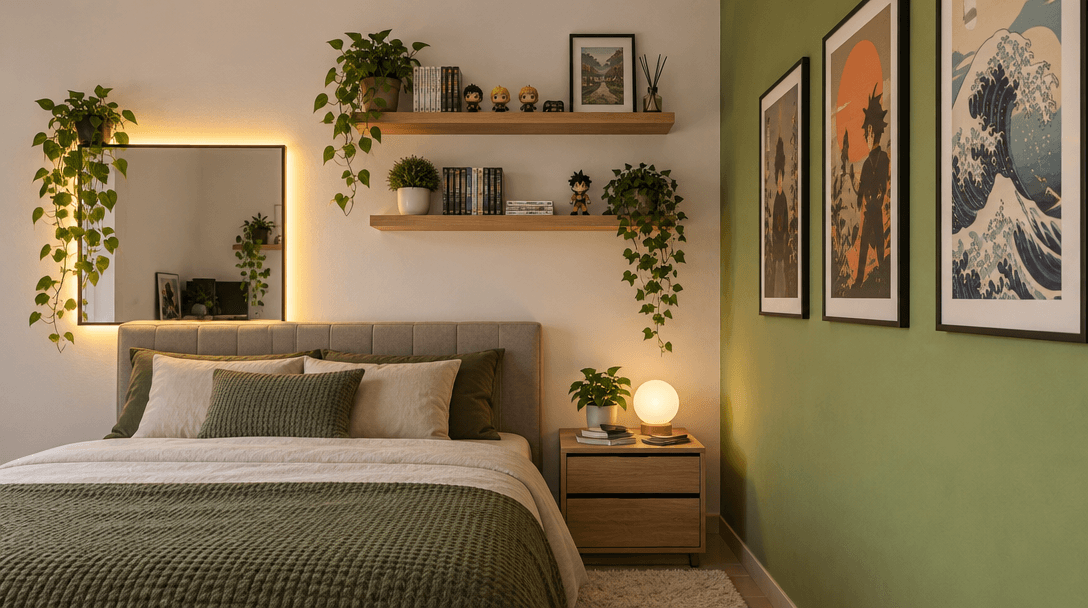 Contemporary Bedroom design — interior photo by GenRoom AI