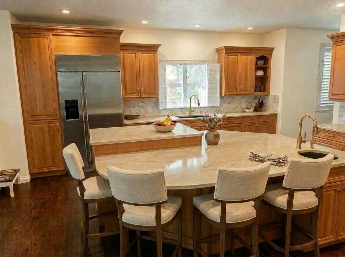 Interior design in Transitional style — Kitchen by GenRoom AI