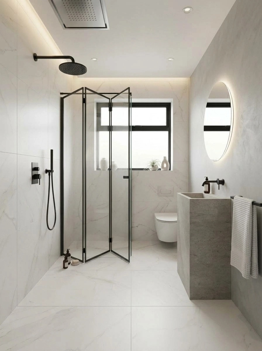 Minimalism Bathroom design — interior photo by GenRoom AI