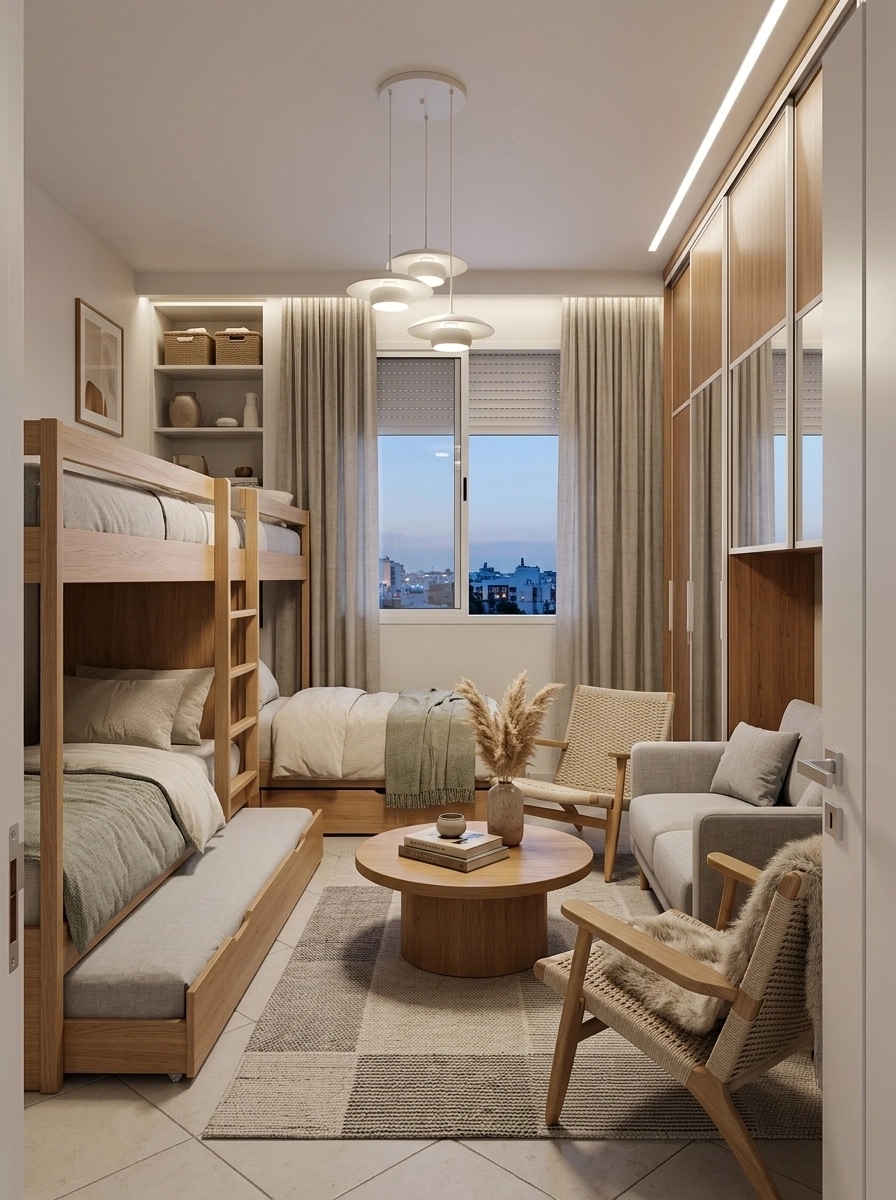 Scandinavian Living Room design — interior photo by GenRoom AI