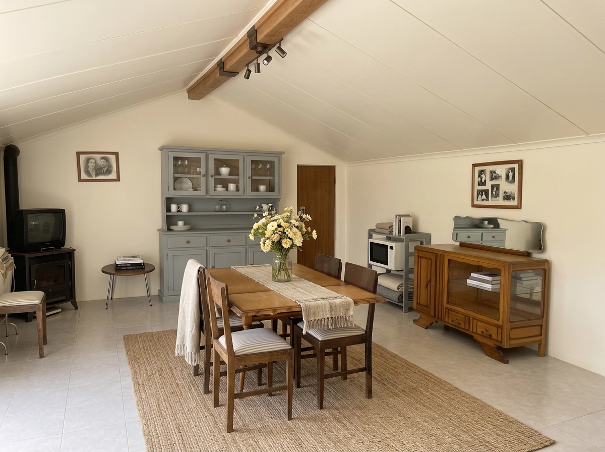 Modern Farmhouse Living Room design — interior photo by GenRoom AI
