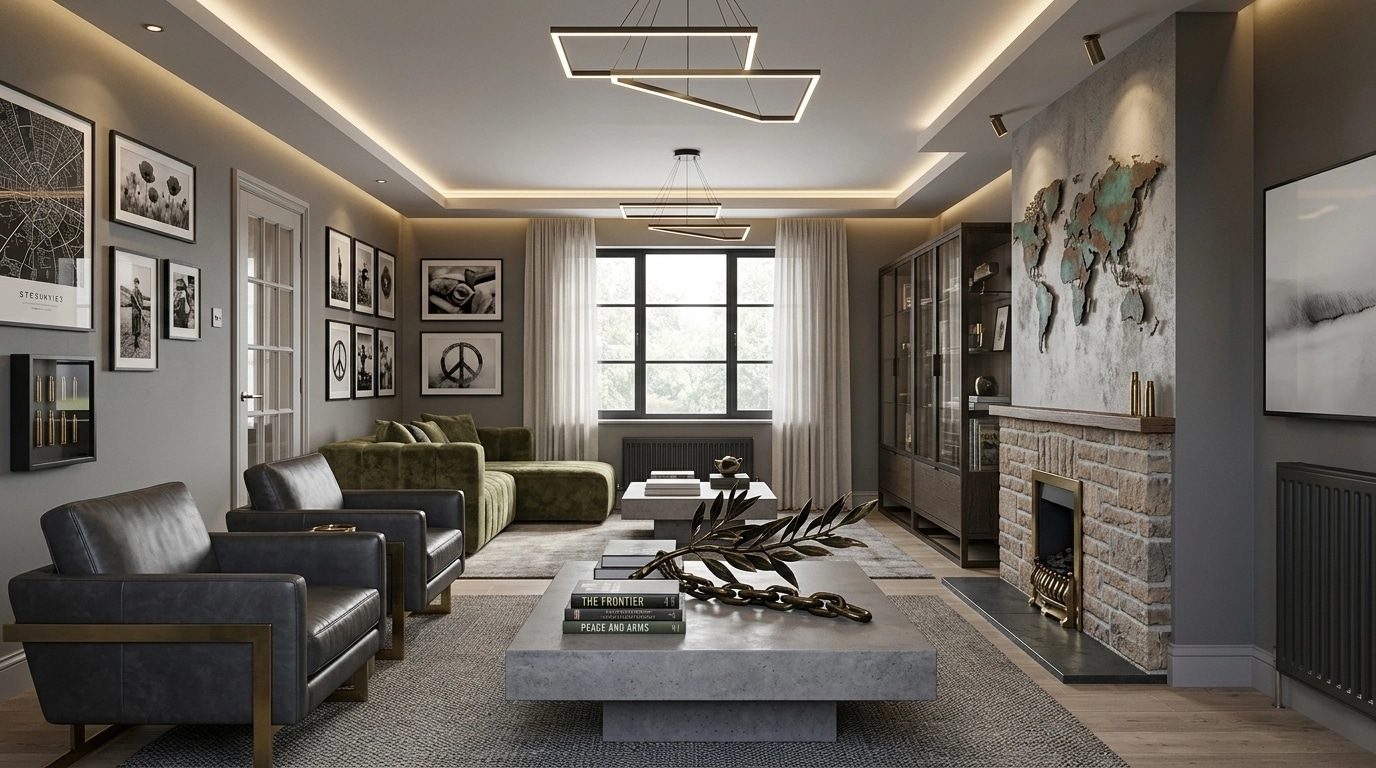 Interior design in Contemporary style — Living Room by GenRoom AI