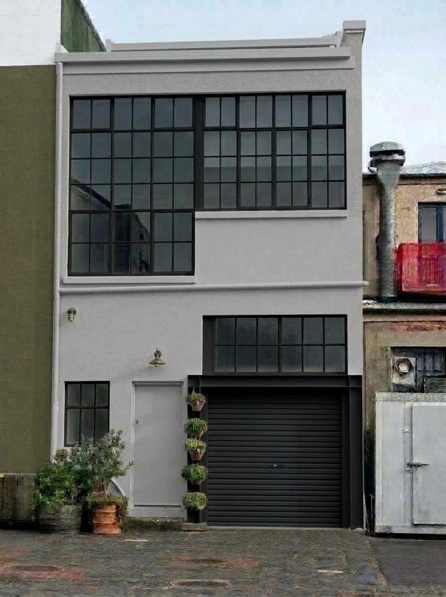 Facade design in Loft Facade style — photo by GenRoom AI