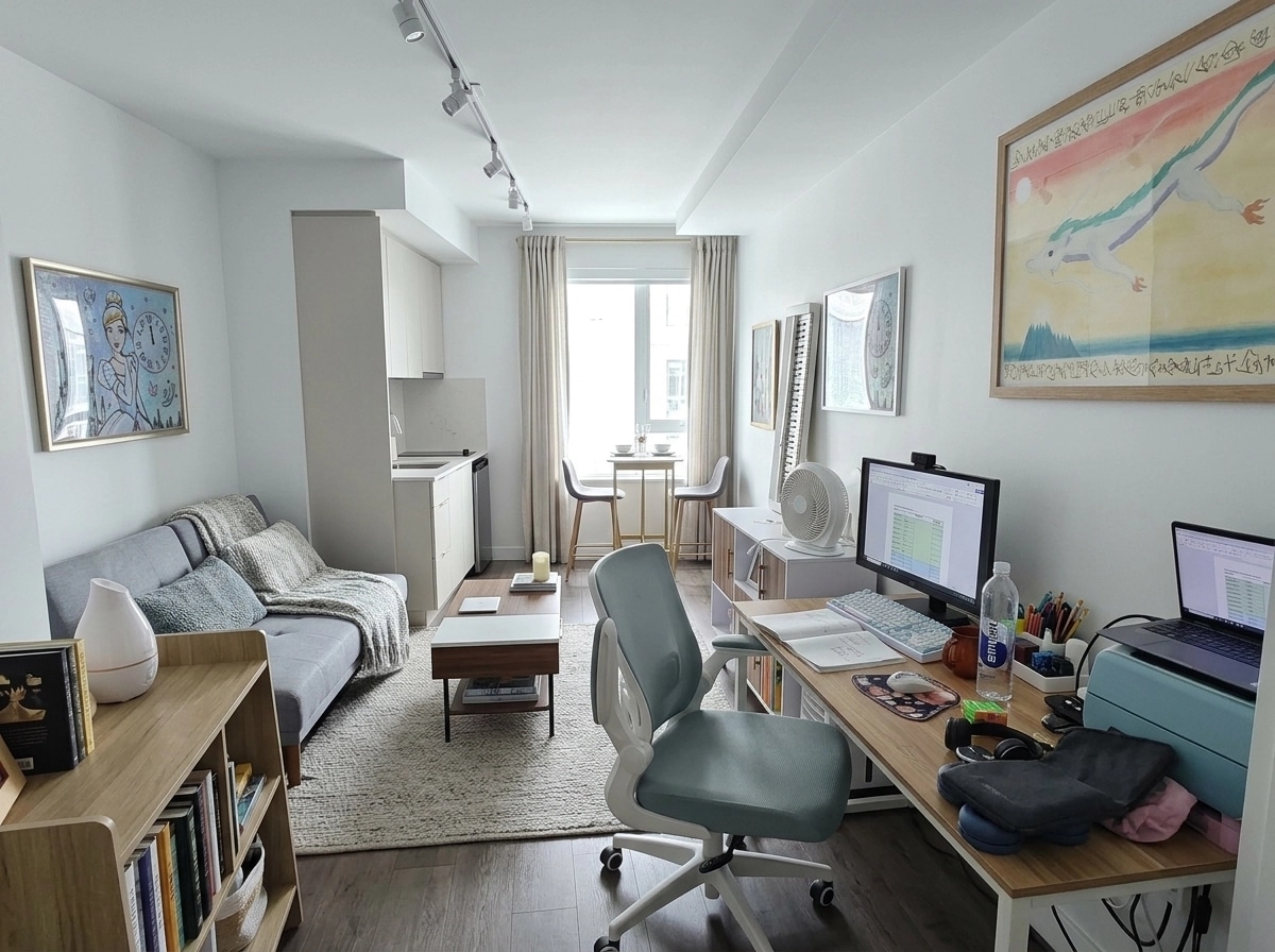 Interior design in Contemporary style — studio by GenRoom AI