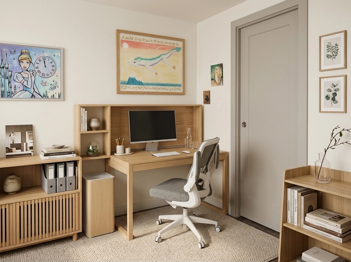Interior design in Scandinavian style — studio by GenRoom AI