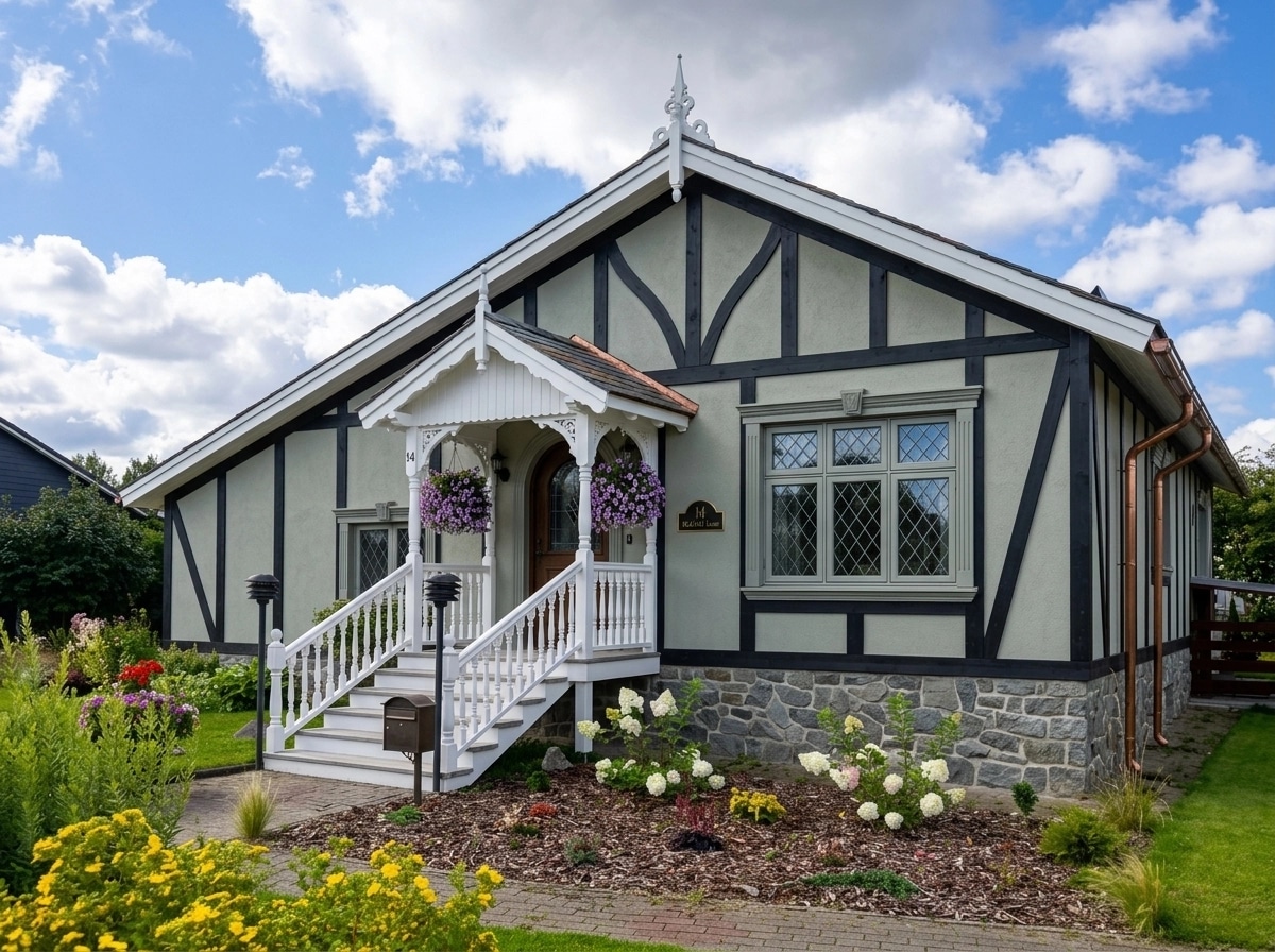 Tudor Facade Facade design — facade photo by GenRoom AI