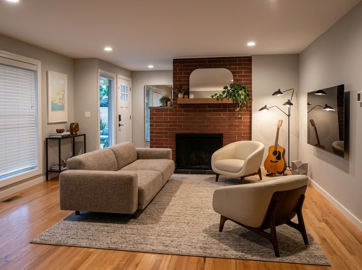 Interior design in Contemporary style — Living Room by GenRoom AI