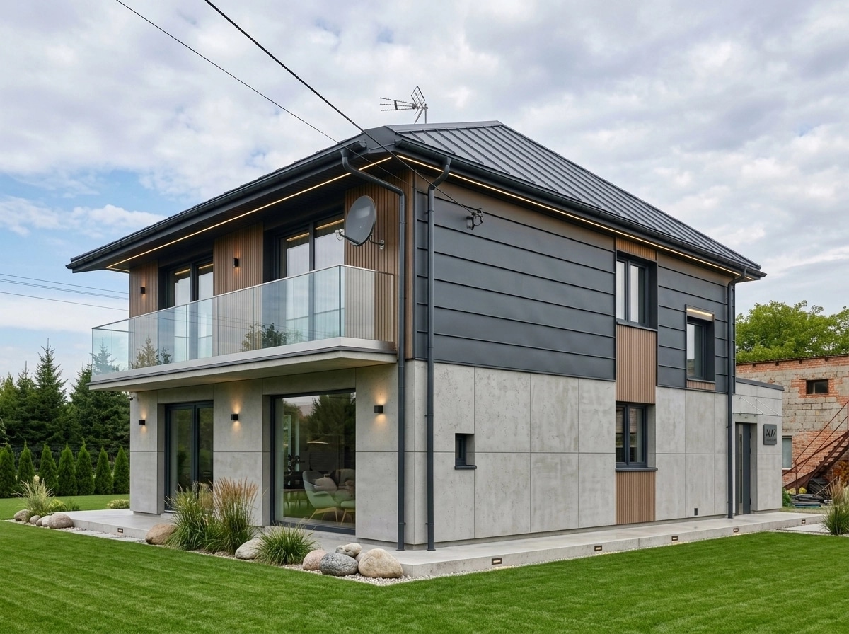 Contemporary Facade Facade design — facade photo by GenRoom AI
