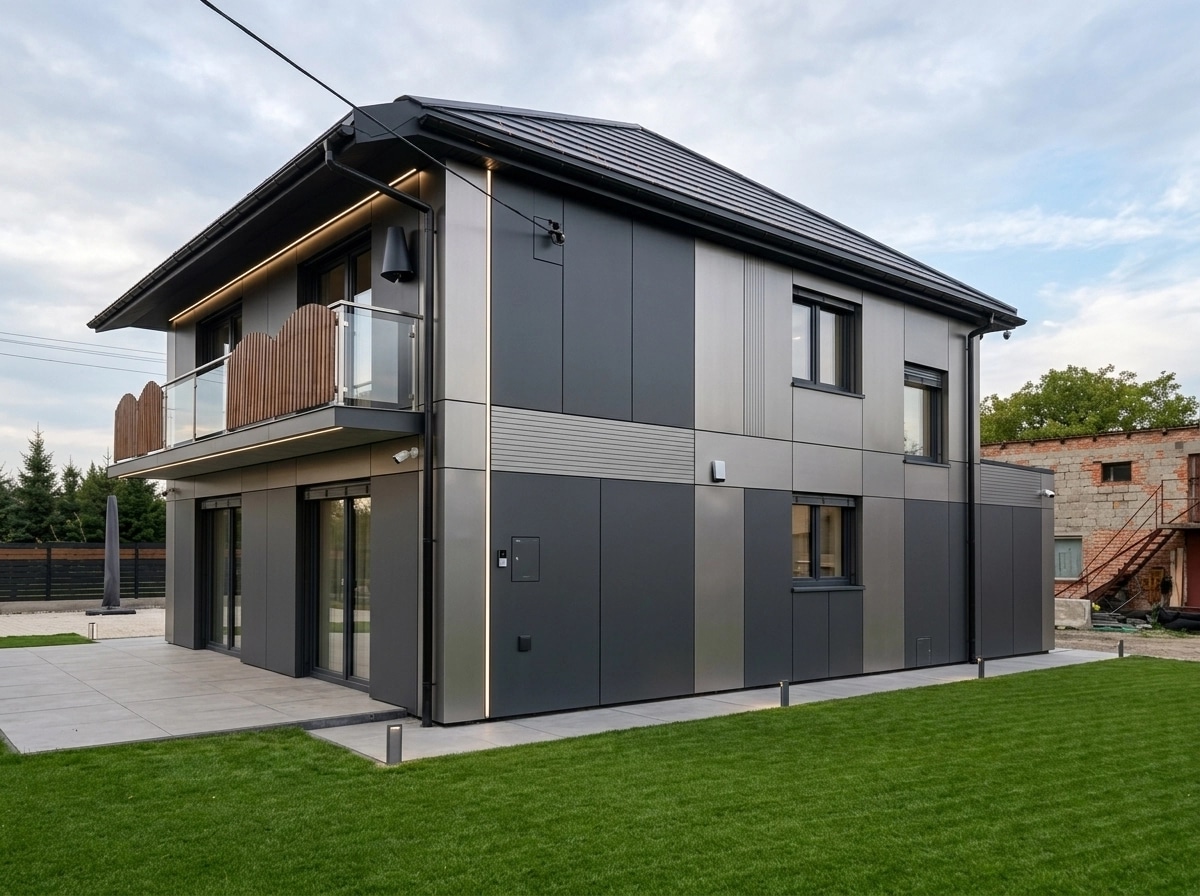 Facade design in Hi-Tech Facade style — Facade by GenRoom AI
