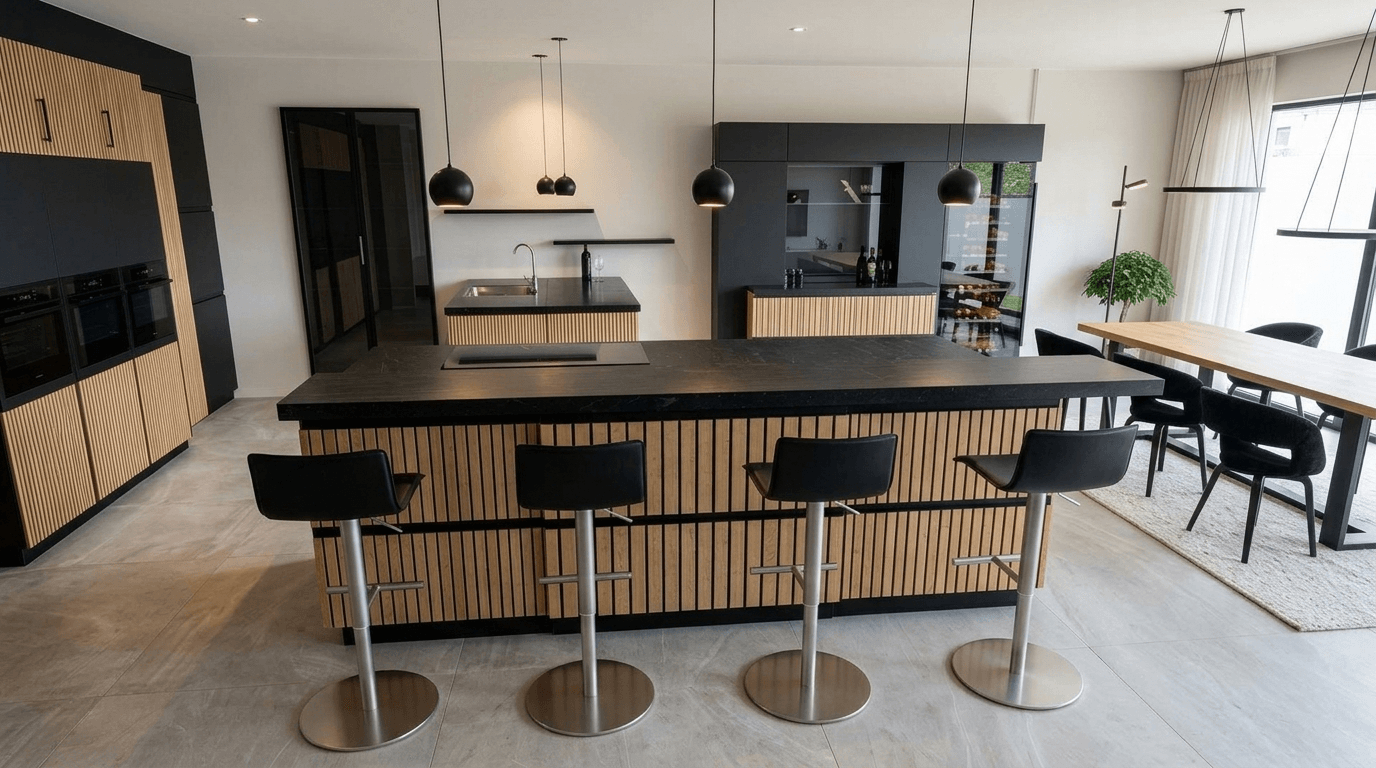 Kitchen interior in no_style style — photo by GenRoom AI