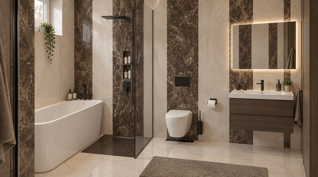 Bathroom interior in no_style style — photo by GenRoom AI