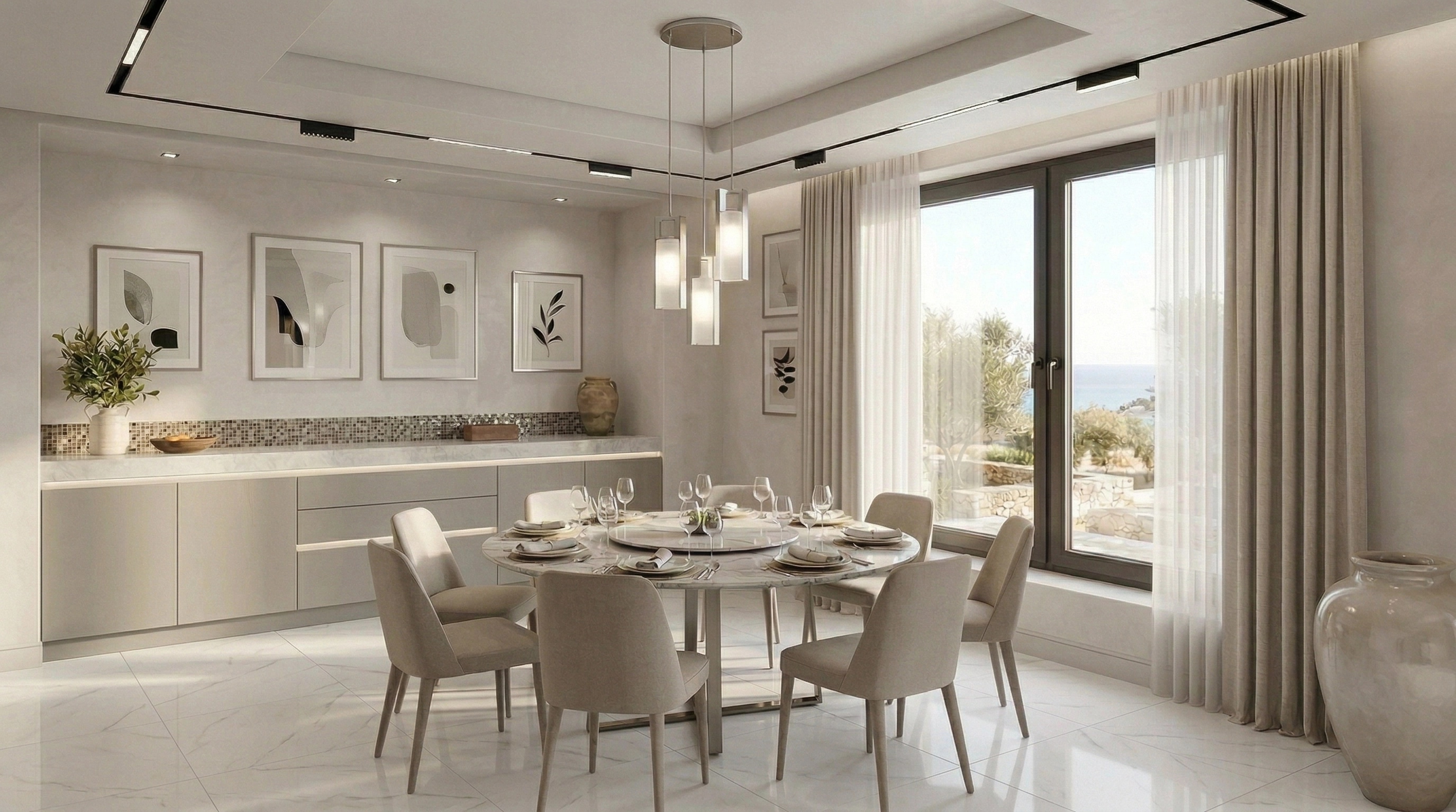 Minimalism Kitchen design — interior photo by GenRoom AI
