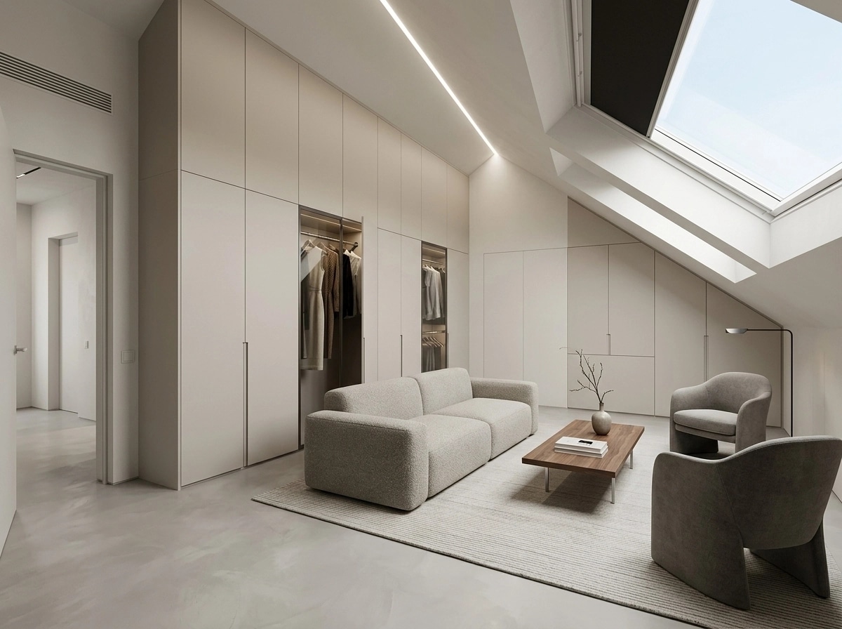 Minimalism Living Room design — interior photo by GenRoom AI