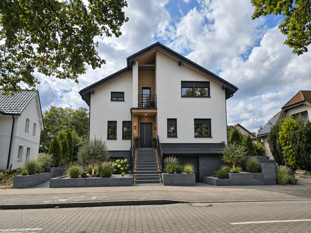 Facade design in Contemporary Facade style — Facade by GenRoom AI