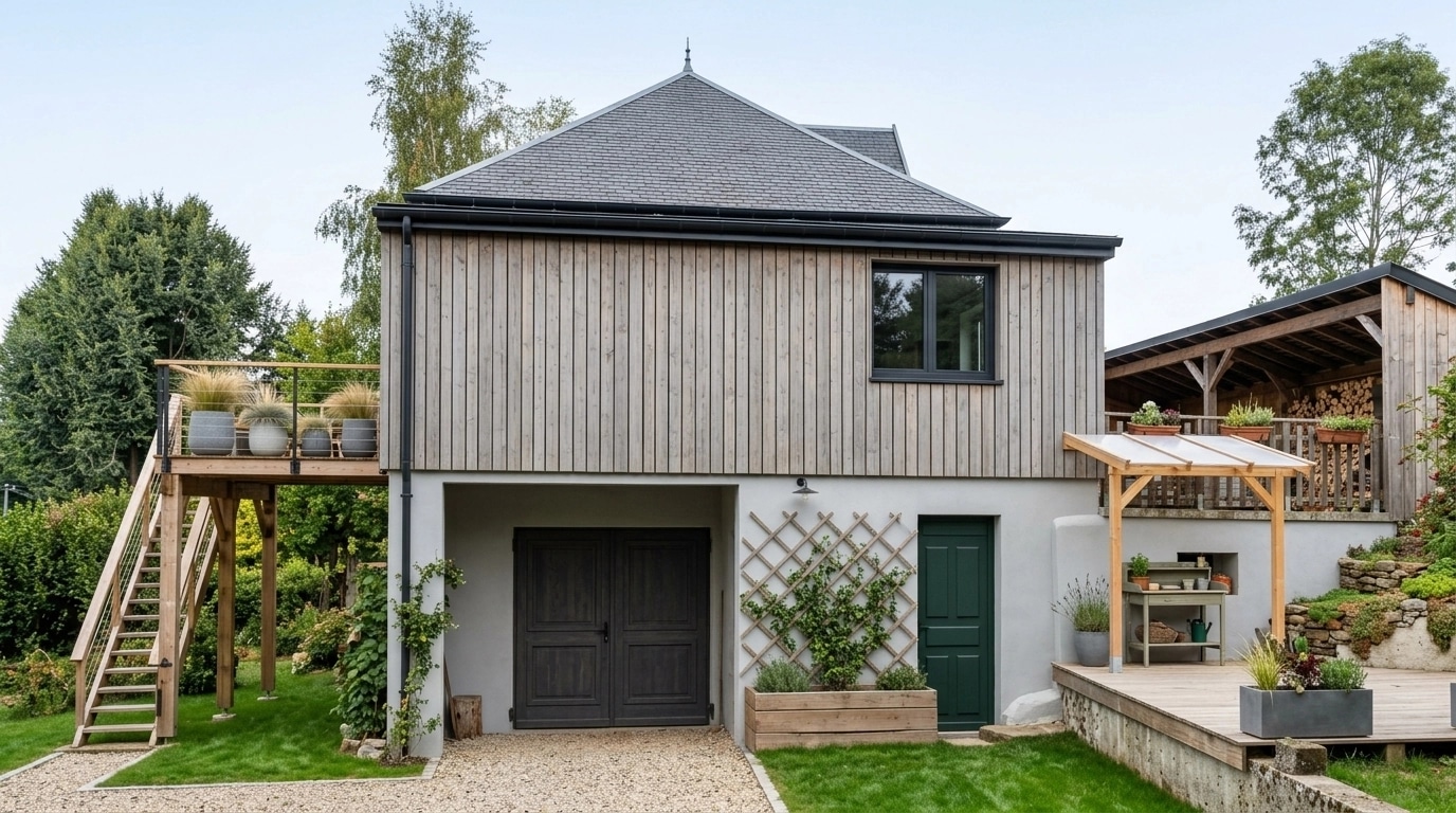 Scandinavian Facade Facade design — facade photo by GenRoom AI