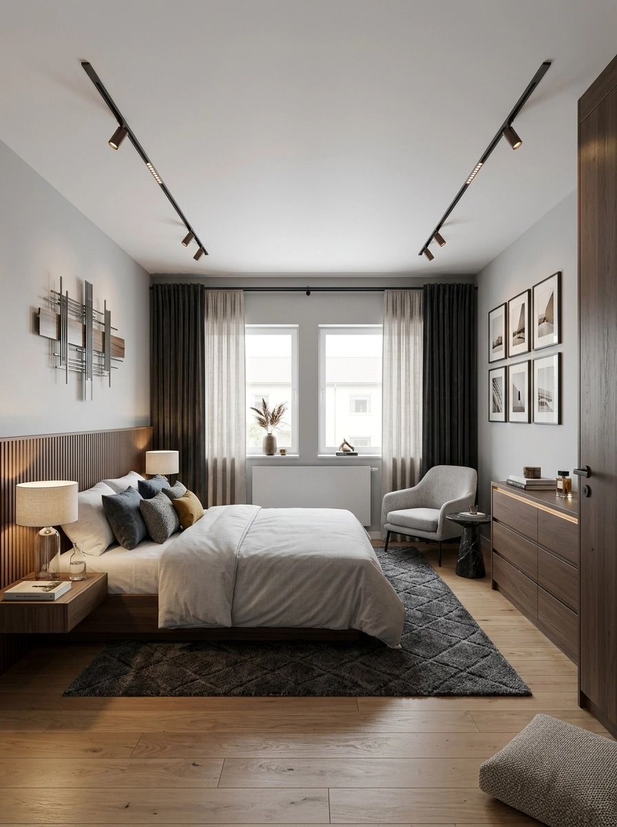 Contemporary Bedroom design — interior photo by GenRoom AI