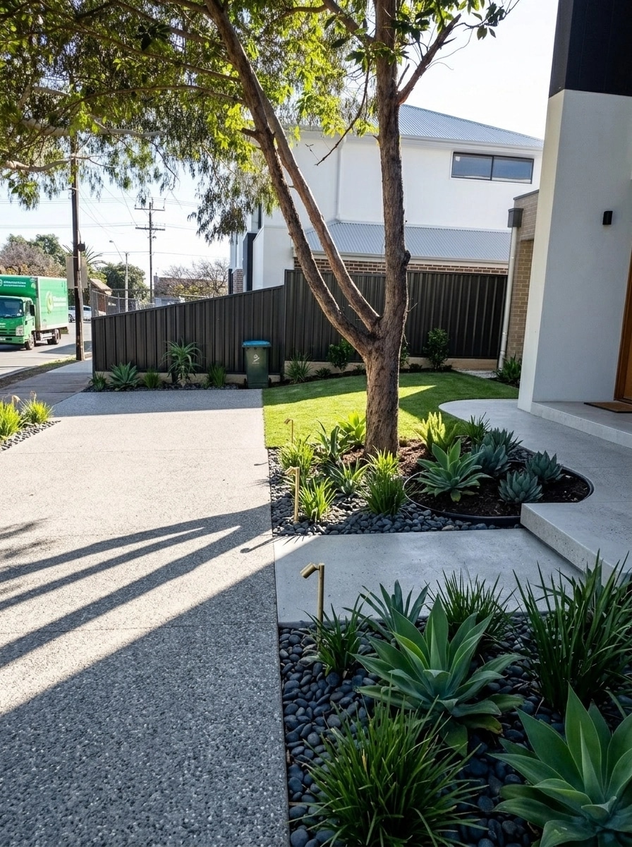 Landscape design in Contemporary Yard style — Yard by GenRoom AI