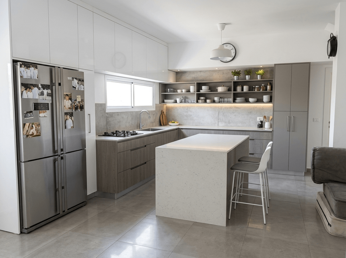 Kitchen interior in no_style style — photo by GenRoom AI