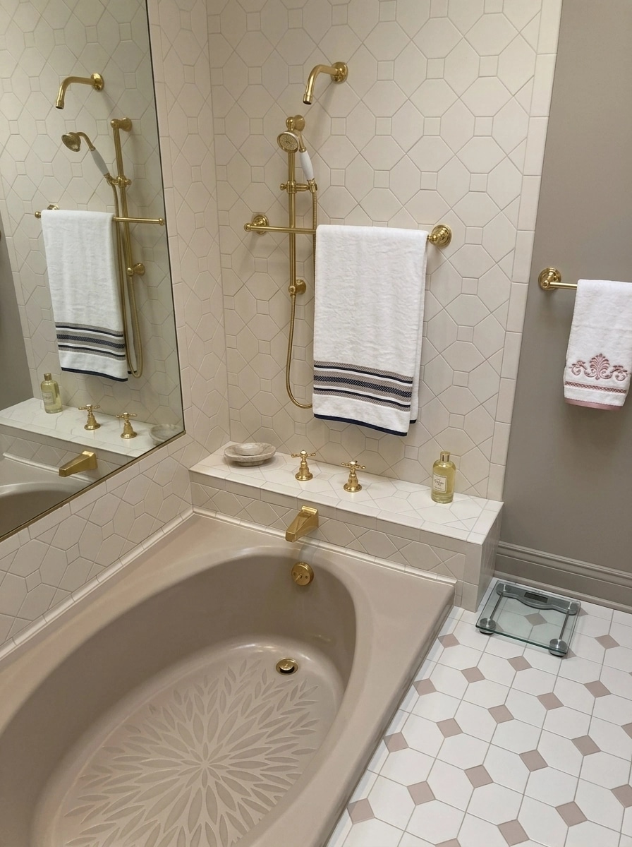 Bathroom interior in Transitional style — photo by GenRoom AI