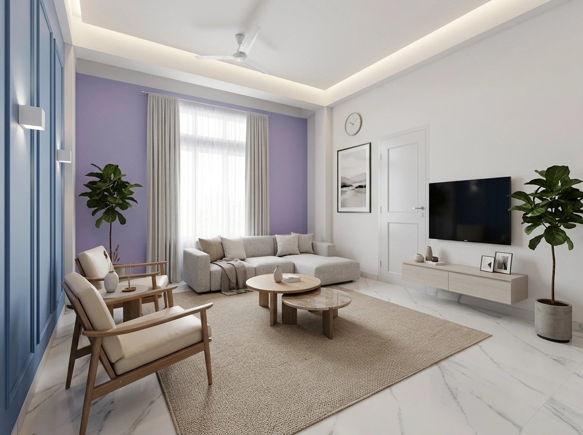 Minimalism Living Room design — interior photo by GenRoom AI