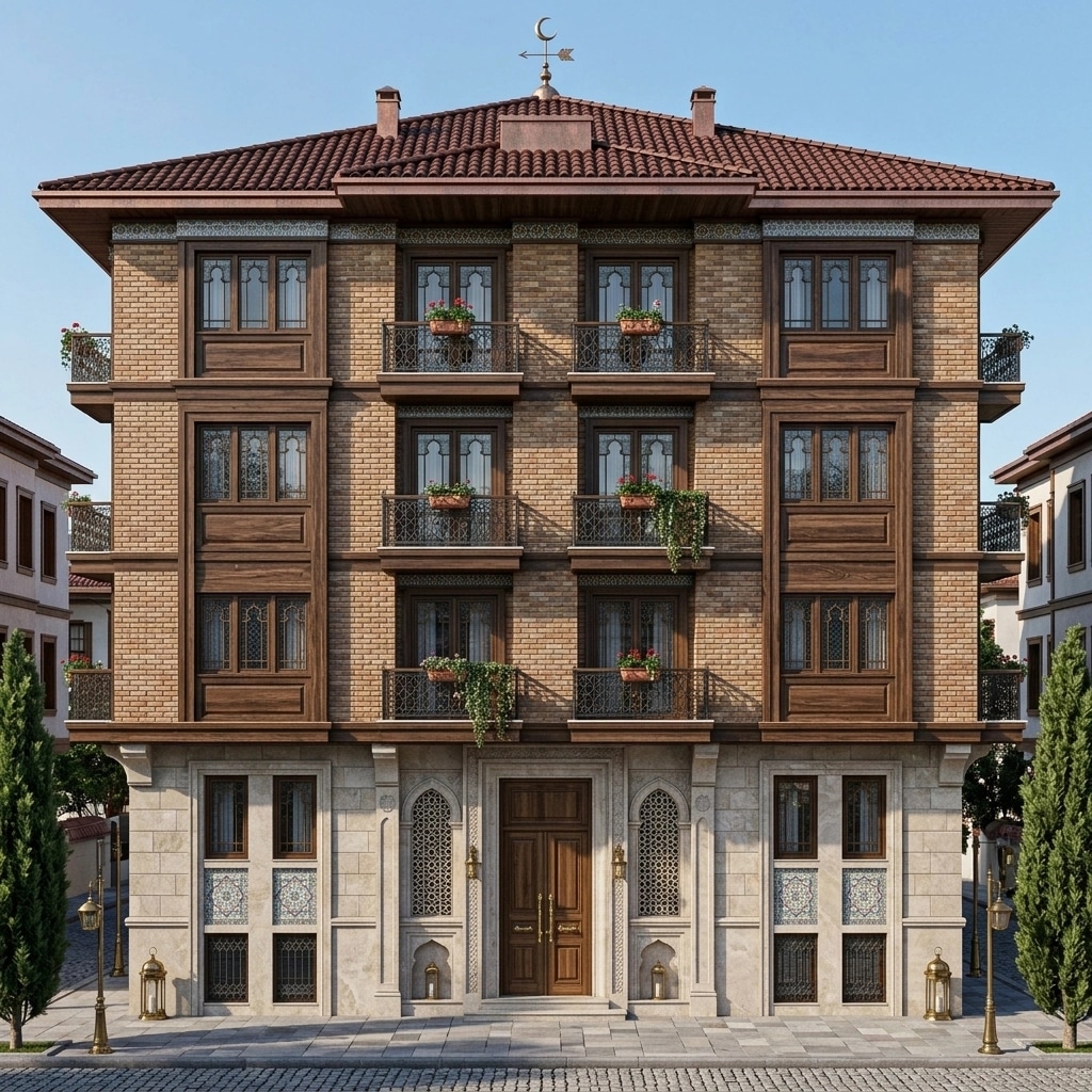 Facade design in Ottoman Facade style — photo by GenRoom AI