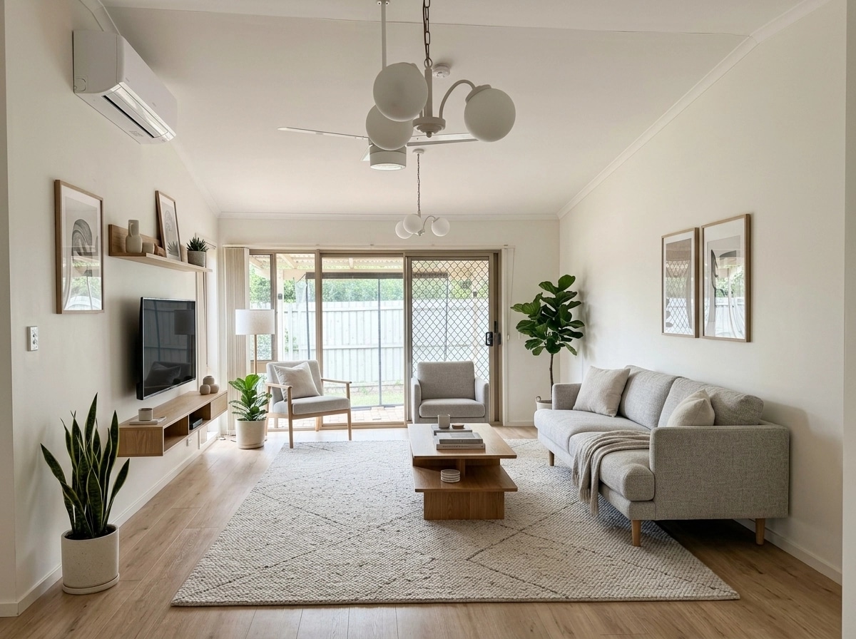 Scandinavian Living Room design — interior photo by GenRoom AI