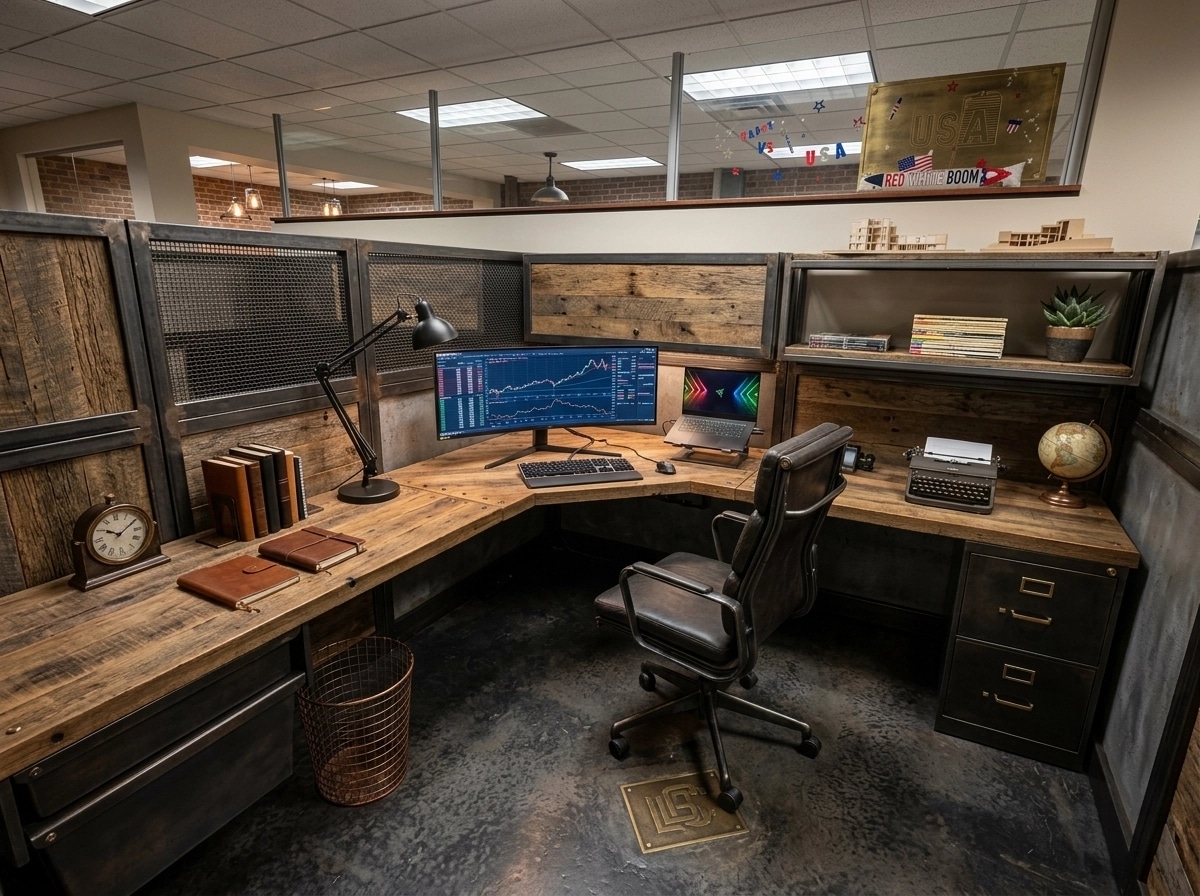 Loft / Industrial Office design — interior photo by GenRoom AI