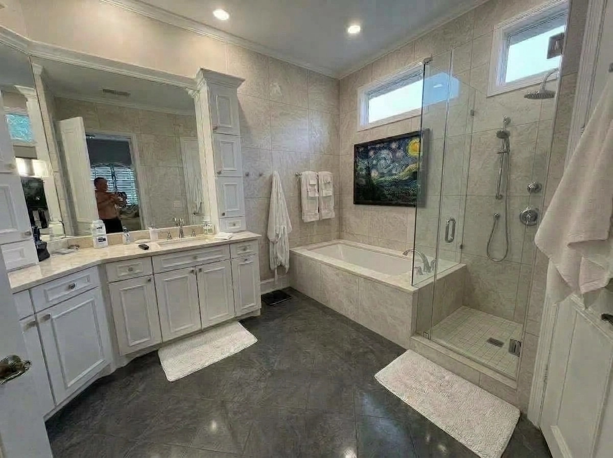 Bathroom interior in no_style style — photo by GenRoom AI