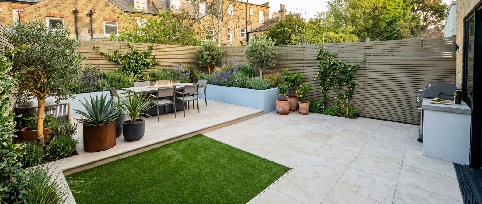 Landscape design in Contemporary Yard style — Yard by GenRoom AI