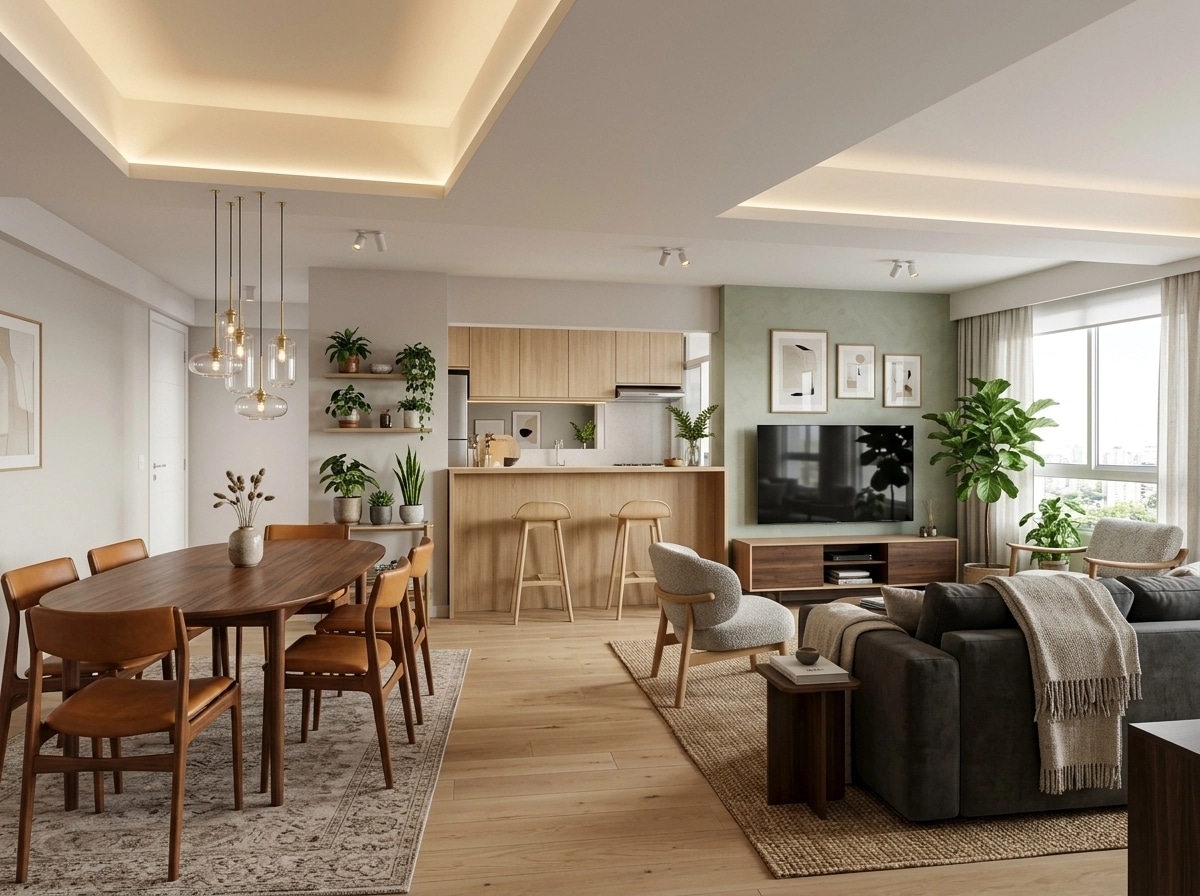 Scandinavian Soggiorno design — interior photo by GenRoom AI
