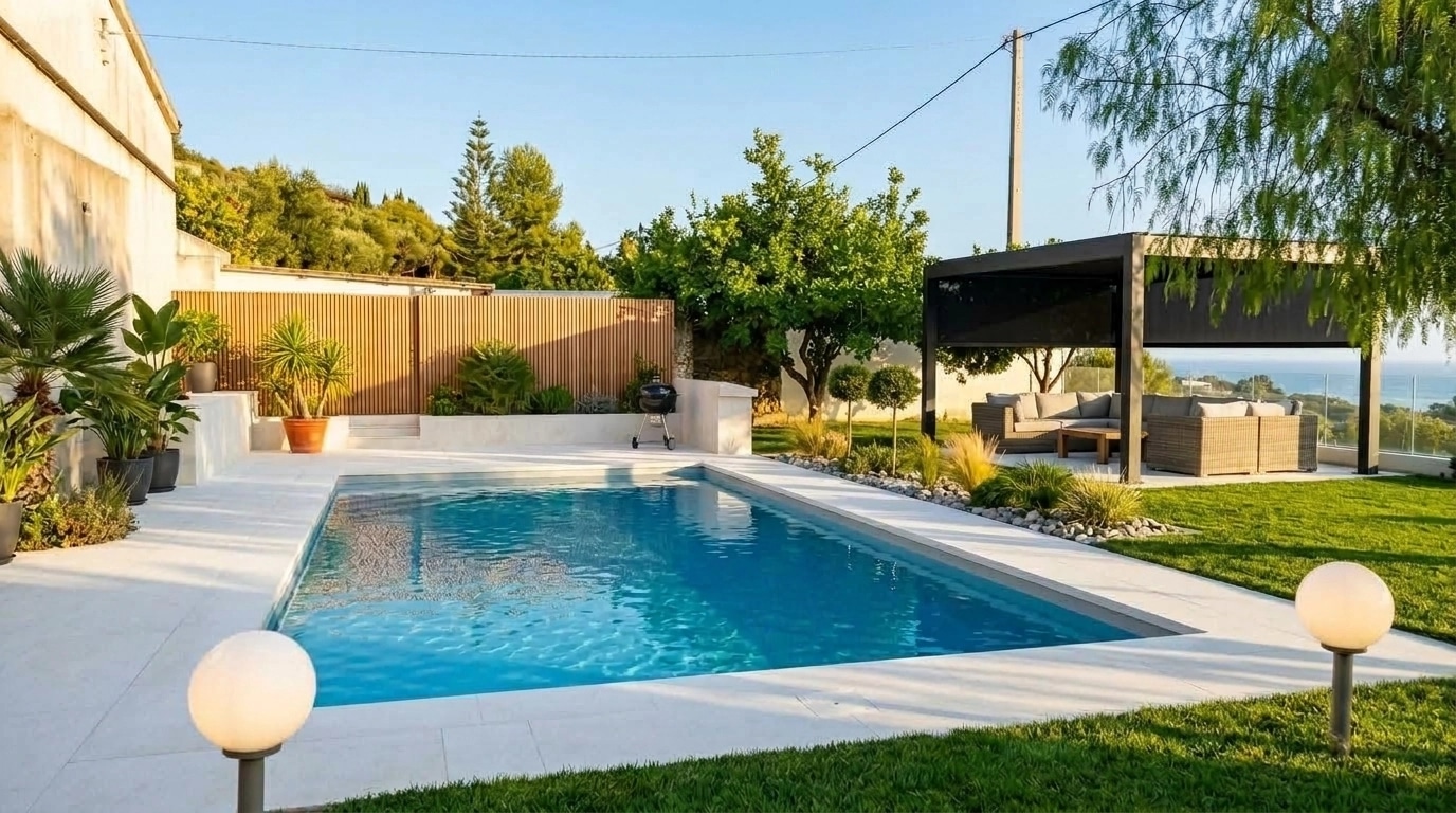 Yard design in no_style style — photo by GenRoom AI