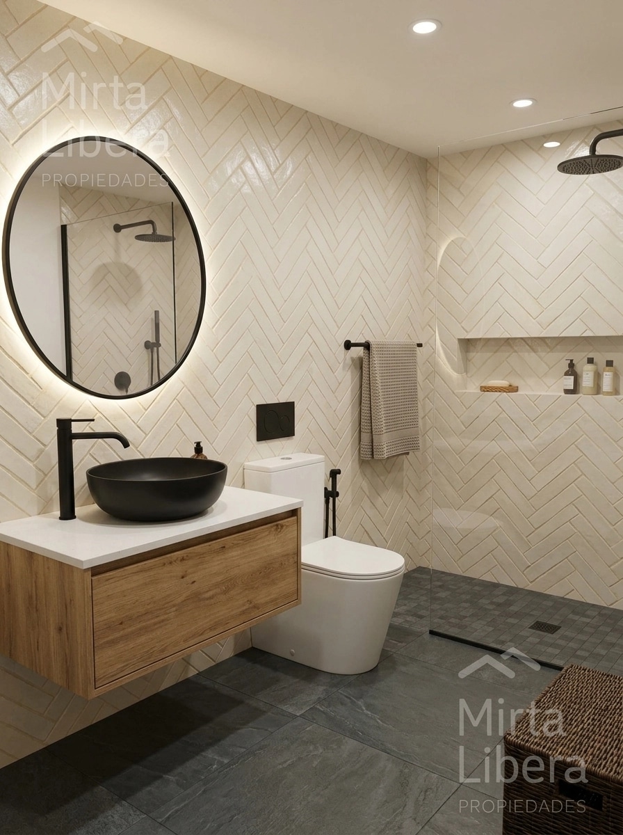 Bathroom interior in no_style style — photo by GenRoom AI
