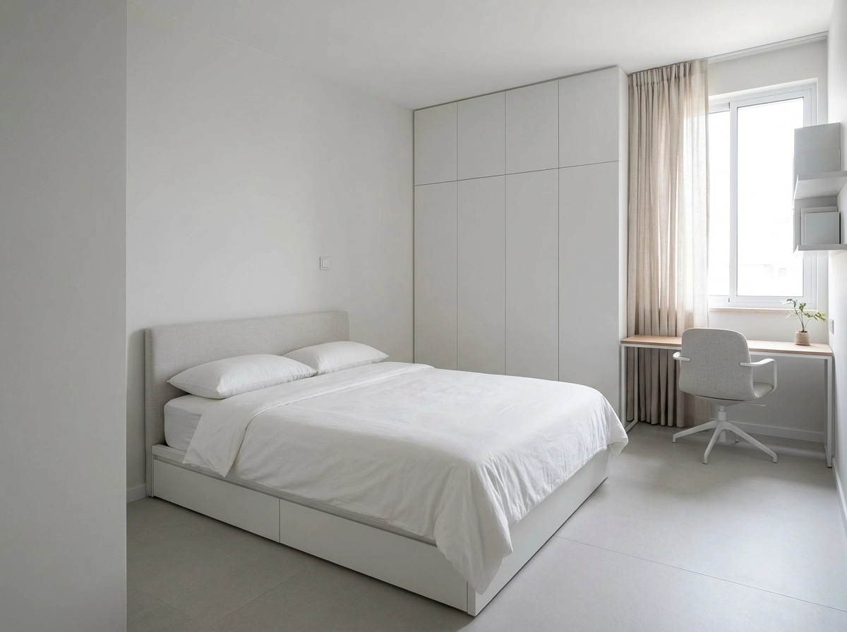 Minimalism Bedroom design — interior photo by GenRoom AI